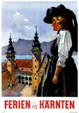Hubert Lechner, Ferien in Kärnten, 1947, poster