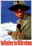 Hubert Lechner, Winter in Kärnten, 1947, poster