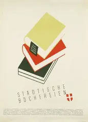 Hans Fabigan, Städtische Büchereien, poster
