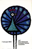 Celestino Piatti, 44e Foire Nat. Comptoir Suisse, 1963, poster