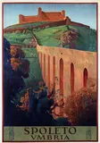 Cesare Simonetti, Spoleto Umbria, 1927, poster
