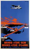 Brindisi Atene Rodi by Costantino Nivola, 1939, poster, sold Nov 2008