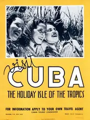 C.M. Zoehrer, visit Cuba, poster