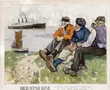Henri Cassiers, Red Star Line, poster