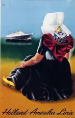 Alphons Dullaart, Holland-Amerika Linie, 1949, poster