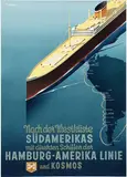 Ottomar Anton, HAPAG Hamburg-Amerika Linie Nach der Westküste Südamerikas