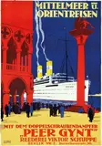 Rudolf Rüffer, Mittelmeer u. Orientreisen mit dem "Peer Gynt", poster