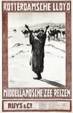 Rotterdamsche Lloyd Middellandsche-Zee Reizen by Johannes A.R.F. van Kregten, poster, sold Nov 2008