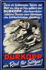 Dürkopp by Friedrich Wilhelm Klose, poster, sold Nov 2008