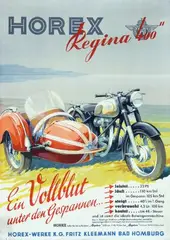 S. Werner, Horex Regina 400, poster