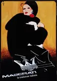 Maserati by (ps. Renato de Zavagli) René Gruau, poster, sold Nov 2008