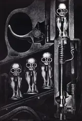 Hans R. Giger, Gebärmaschine, 1969, poster