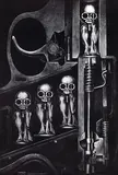 Hans R. Giger, Gebärmaschine, 1969, poster