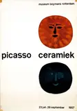 Benno Wissing, picasso keramiek, 1957, poster