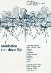 Benno Wissing, meubelen van deze tijd, poster