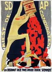 Tjerk Bottema, SDAP Kies de canditaten, 1922, poster