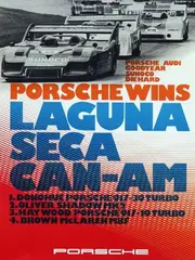 Erich Strenger, Porsche wins Laguna Seca Can-Am, 1973, poster
