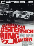 Erich Strenger, Porsche 1000 Österreich Ring, 1971, poster