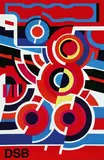 Henning Damgard-Sorensen, DSB (3), 1982, poster