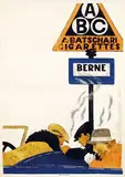 Emil Cardinaux, ABC A. Batschari Cigarettes Berne, 1914, poster
