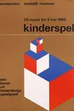 kinderspel by Willem H. Crouwel, 1965, poster, sold Nov 2008