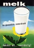 Frans Mettes, melk de gezòndste zomerdrank, poster