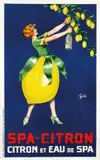 Spa-Citron by (ps. Jean J.L. Geoffroy) Géo, poster, sold Nov 2008