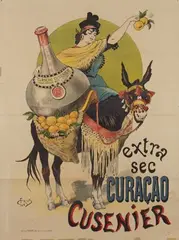E. Gross, Curacao Cusenier, poster