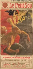 Theophile A Steinlen, Le Petit Sou, 1900, poster