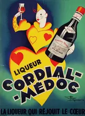 Liquer Cordial-Médoc by Henry Le Monnier, poster, sold Nov 2008