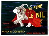 Leonetto Cappiello, Je ne fume le Nil Papier a cigarettes