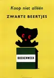 Dick Bruna, Koop niet alléén Zwarte Beertjes Boekenweek, 1961, poster