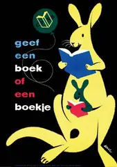 Gerard Douwe, geef een boek of een boekje, poster