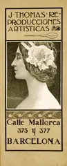 Alexandre de Riquer, J. Thomas Reproducciones, 1899, poster