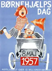Bo Bojesen, Bornehjaelps Dag, 1957, poster