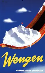 Leo Keck, Wengen (winter), poster