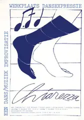 Ben Bos, Een dans/muziek improvisatie, 1983, poster