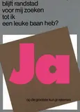 Ben Bos, Ja (Randstad), 1986, poster