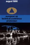 Ben Bos, european op technical conference amsterdam, 1966, poster