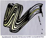 Roy Lichtenstein, Roy Lichtenstein at Leo Castelli, 1965, poster