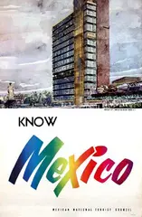 Maria J. Chacón, Know Mexico Tower of the Rectory, 1963, poster