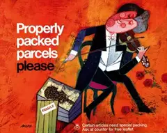 Andre Amstutz, Properly packed parcels please, poster