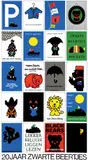 Dick Bruna, 20 Jaar Zwarte Beertjes, poster