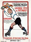 Forg, Grande Fête de Patinage, 1919, poster