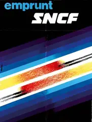 Jacques Auriac, emprunt SNCF, poster