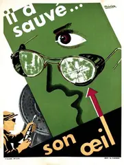 Olivier, il a sauvé son oeil, 1957, poster