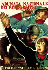 Angelo Canevari, Adunate Nazionale dei Bersaglieri, 1929, poster