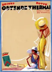 Raymond van Doren 1906-1991), Ostende Thermal, poster