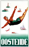 Frans Laboulais, Oostende, 1950, poster