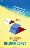 ps. André Brocorens Broco 1914-1997, Holidays on the Belgian Coast, 1947, poster